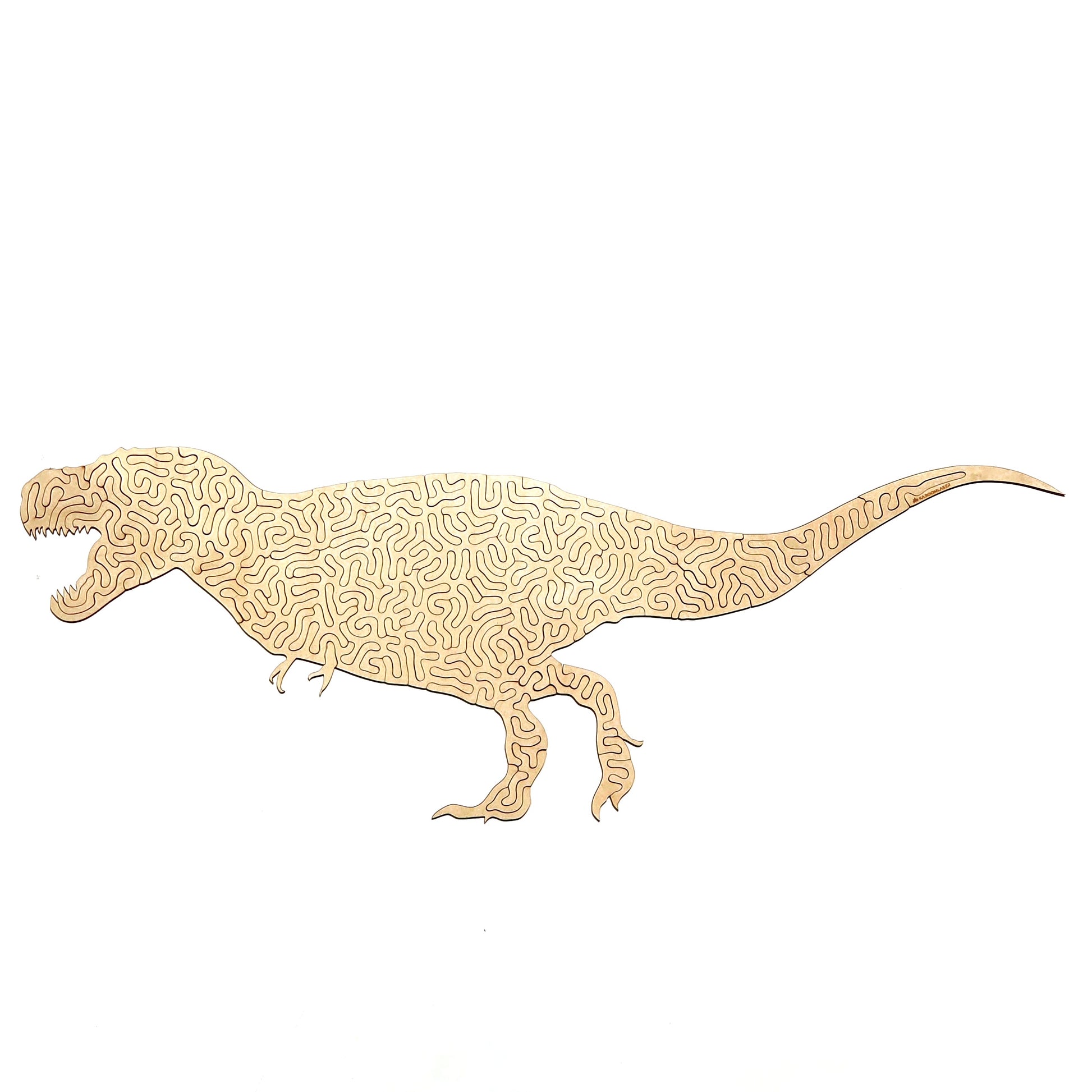 T-Rex | Houten Dinosaurus Puzzel | Entropy serie | 78 stukjes - kaboomlaser