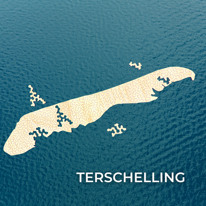 Terschelling | Wooden Puzzle | Chaos series | 54 pieces