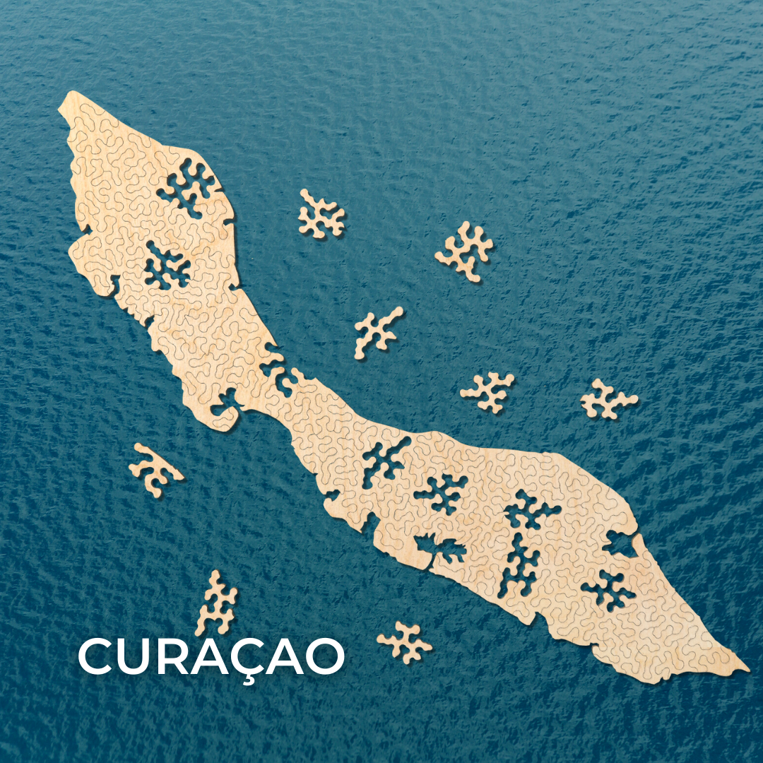 Curaçao| Houten Puzzel  | Chaos serie | 106 stukjes