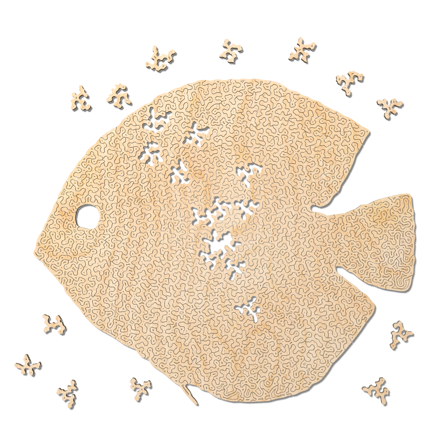 fish | Wooden Puzzle | Chaos series | 361 pieces