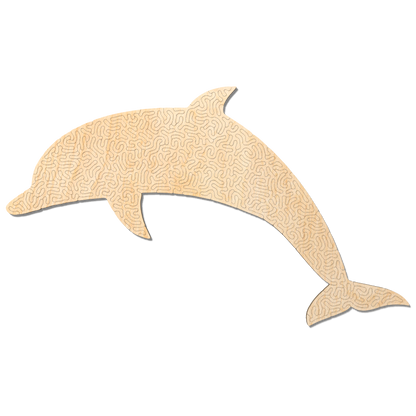 Dolphin | Wooden Puzzle | Entropy series | 104 pieces