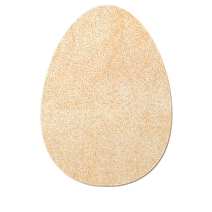 Egg | Wooden Puzzle | Chaos series - 100 pieces