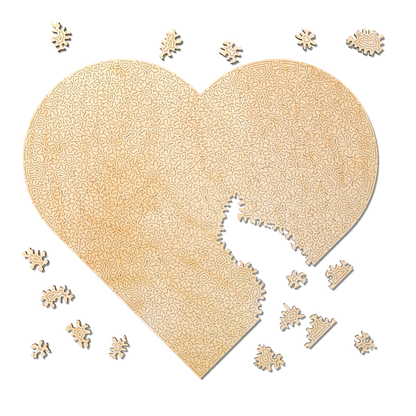 Broken Heart | Wooden Puzzle | Chaos series - 300 pieces