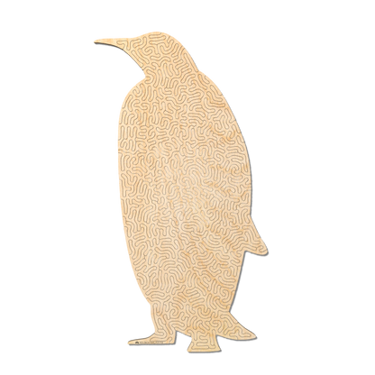 Penguin | Wooden Puzzle | Entropy series | 110 pieces