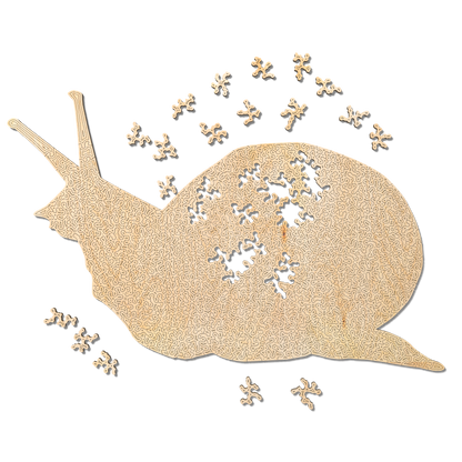 Snail | Wooden Puzzle | Chaos series - 300 pieces