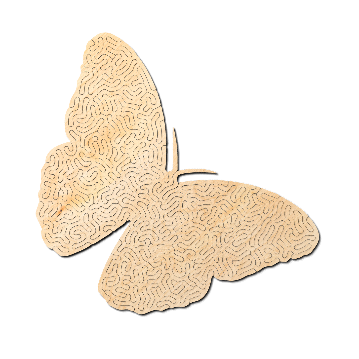 Butterfly| Wooden Puzzle | Entropy series | 73 pieces